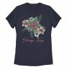 Licensed Character Juniors' Stranger Things Pink Flowers Graphic Tee -Licensed Character Shop unnamed file 5531