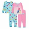Licensed Character Baby Shark Toddler "Hello Baby Shark" 4-Piece Pajama Set -Licensed Character Shop unnamed file 555