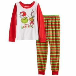 Licensed Character Girls 4-12 Jammies For Your Families® How The Grinch Stole Christmas Pajama Set