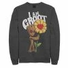 Licensed Character Men's Marvel Groot Heart Eyes Flower Fleece -Licensed Character Shop unnamed file 5601