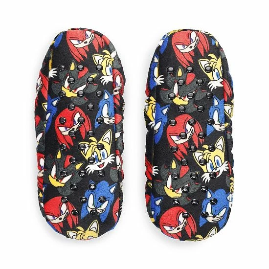 Licensed Character Boys 4-20 Sega's Sonic Fuzzy Babba Slipper Socks 4 Licensed Character Boys 4-20 Sega's Sonic Fuzzy Babba Slipper Socks - Image 2