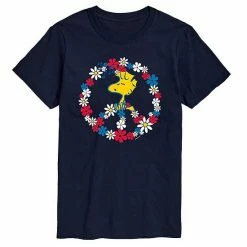 Licensed Character Men's Peanuts Woodstock Peace Tee Black -Licensed Character Shop unnamed file 5682