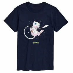 Licensed Character Men's Pokemon Starry Mew Tee Navy -Licensed Character Shop unnamed file 5686