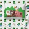 Licensed Character Minecraft Sheet Set With Pillowcases -Licensed Character Shop unnamed file 575