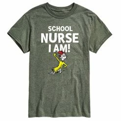 Licensed Character Men's Dr. Seuss School Nurse I Am Tee Blue -Licensed Character Shop unnamed file 5756