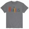 Licensed Character Men's The Beatles Logo Colorful Tee -Licensed Character Shop unnamed file 5760