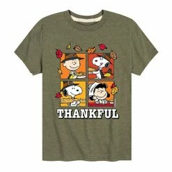 Licensed Character Boys 8-20 Peanuts Thankful Thanksgiving Graphic Tee Green 7 Licensed Character Boys 8-20 Peanuts Thankful Thanksgiving Graphic Tee Green -Licensed Character Shop unnamed file 5817