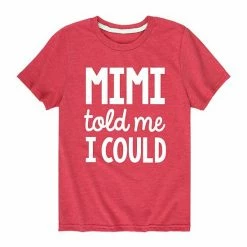 Licensed Character Boys 8-20 Told Me I Could Mimi Tee Black