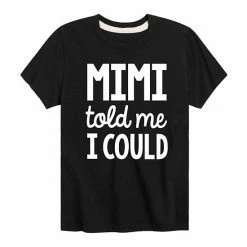 Licensed Character Boys 8-20 Told Me I Could Mimi Tee Black -Licensed Character Shop unnamed file 5830