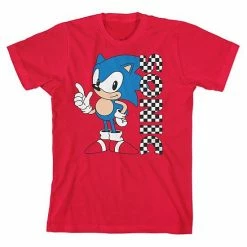 Licensed Character Boys 8-20 Sonic The Hedgehog Video Game Character Graphic Tee
