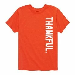 Licensed Character Boys 8-20 Thankful Oversized Left Chest Graphic Tee