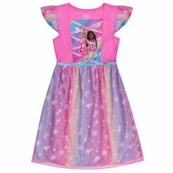Licensed Character Girls 4-10 Barbie Fantasy Nightgown