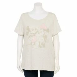 Licensed Character Disney's Group Plus Size Short Sleeve Graphic Tee Disney Group -Licensed Character Shop unnamed file 598