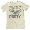 Licensed Character Men's Koalafied To Party Koala Sunglasses Portrait Tee Silver -Licensed Character Shop unnamed file 5993
