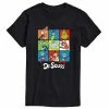 Licensed Character Men's Dr. Seuss Grid Tee Green -Licensed Character Shop unnamed file 5997