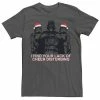 Licensed Character Men's Star Wars Vader Santa Troopers Christmas Tee Silver -Licensed Character Shop unnamed file 6007