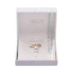 Licensed Character Peanuts Tri-Tone Snoopy, Woodstock, & Crystal Heart Charm Necklace 8 Licensed Character Peanuts Tri-Tone Snoopy, Woodstock, & Crystal Heart Charm Necklace -Licensed Character Shop unnamed file 601