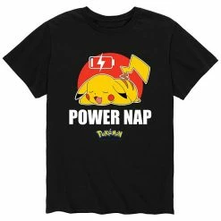 Licensed Character Men's Pokémon Pikachu Power Nap Tee Blue