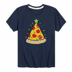 Licensed Character Boys 8-20 Pizza Christmas Tree Graphic Tee