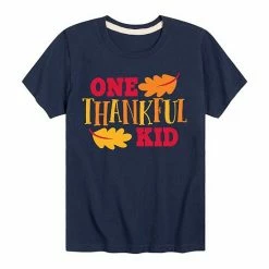 Licensed Character Boys 8-20 One Thankful Kid Graphic Tee