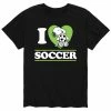 Licensed Character Men's Peanuts I Love Soccer Tee Navy -Licensed Character Shop unnamed file 6073