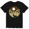 Licensed Character Men's Deer And Mountain Scene Tee Black -Licensed Character Shop unnamed file 6079