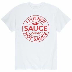 Licensed Character Men's Lot'Sauce On Hot Sauce Tee Black -Licensed Character Shop unnamed file 6084