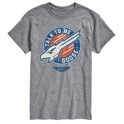 Licensed Character Men's Top Gun Maverick Talk To Me Goose Tee Blue