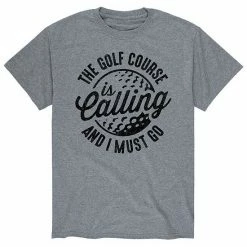 Licensed Character Men's The Golf Course Is Calling Tee Grey -Licensed Character Shop unnamed file 6102