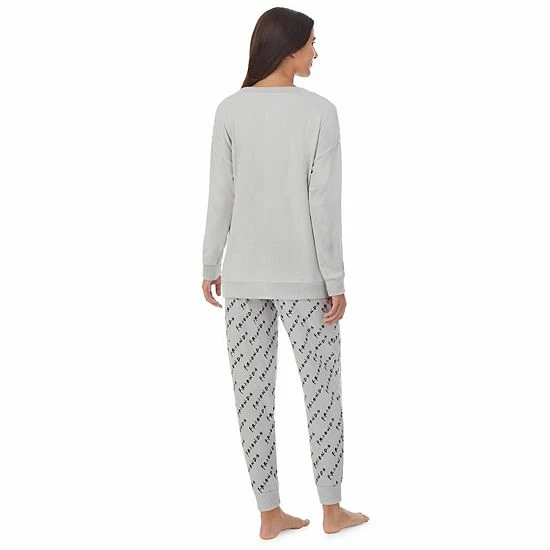 Licensed Character Women's Friends Long Sleeve Pajama Top & Banded Bottom Pajama Pants Set 4 Licensed Character Women's Friends Long Sleeve Pajama Top & Banded Bottom Pajama Pants Set - Image 2