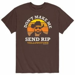Licensed Character Men's Yellowstone Make Me Send Rip Tee