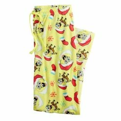 Licensed Character Men's SpongeBob Wearing Santa Hat Sleep Pants -Licensed Character Shop unnamed file 618