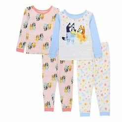 Licensed Character Toddler Bluey 4-Piece Pajama Set