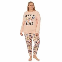 Licensed Character Plus Size Kellogg's Cereal Brunch Club Long Sleeve Pajama Top & Banded Bottom Pajama Pants Set 9 Licensed Character Plus Size Kellogg's Cereal Brunch Club Long Sleeve Pajama Top & Banded Bottom Pajama Pants Set -Licensed Character Shop unnamed file 6207