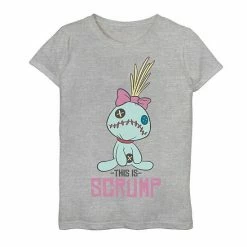 Licensed Character Disney's Lilo & Stitch Girls 7-16 This Is Scrump Portrait Graphic Tee