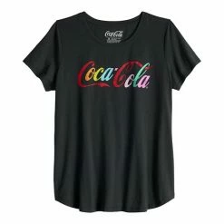 Licensed Character Women's Coca-Cola Logo Graphic Tee -Licensed Character Shop unnamed file 6219