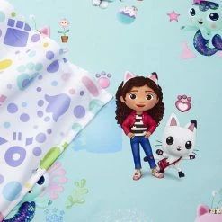Licensed Character Dreamwork's Gabby's Dollhouse Pawtastic Sheet Set With Pillowcase