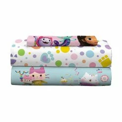 Licensed Character Dreamwork's Gabby's Dollhouse Pawtastic Sheet Set With Pillowcase -Licensed Character Shop unnamed file 625