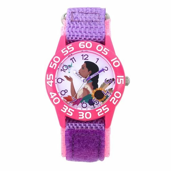 Licensed Character Disney Princess Pochahontas & Flit Kids' Pink Time Teacher Watch 3 Licensed Character Disney Princess Pochahontas & Flit Kids' Pink Time Teacher Watch