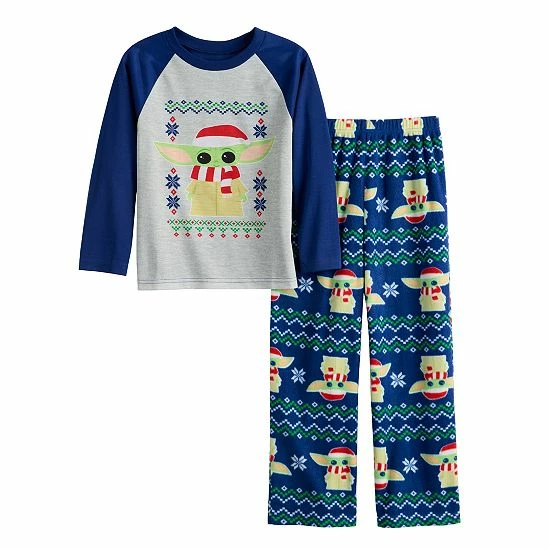 Licensed Character Boys 4-12 Jammies For Your Families® Star Wars The Mandalorian Grogu Aka Baby Yoda Pajama Set 3 Licensed Character Boys 4-12 Jammies For Your Families® Star Wars The Mandalorian Grogu Aka Baby Yoda Pajama Set