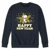 Licensed Character Men's Peanuts Happy New Year Sweatshirt -Licensed Character Shop unnamed file 6368