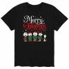 Licensed Character Men's Peanuts Merry Christmas Tee Royal Blue