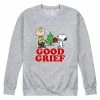 Licensed Character Men's Peanuts Good Grief Holiday Sweatshirt -Licensed Character Shop unnamed file 6374