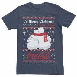 Licensed Character Men's Coca-Cola Polar Bears A Merry Christmas Calls For Coca-Cola Tee Kelly -Licensed Character Shop unnamed file 6392