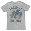 Licensed Character Men's Freedom Isn't Free Eagle Stamp Tee -Licensed Character Shop unnamed file 6416