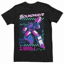 Licensed Character Men's Transformers Soundwave 1984 Tee