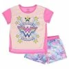 Licensed Character Girls 4-12 DC Comics Wonder Woman Pajama Set -Licensed Character Shop unnamed file 6464
