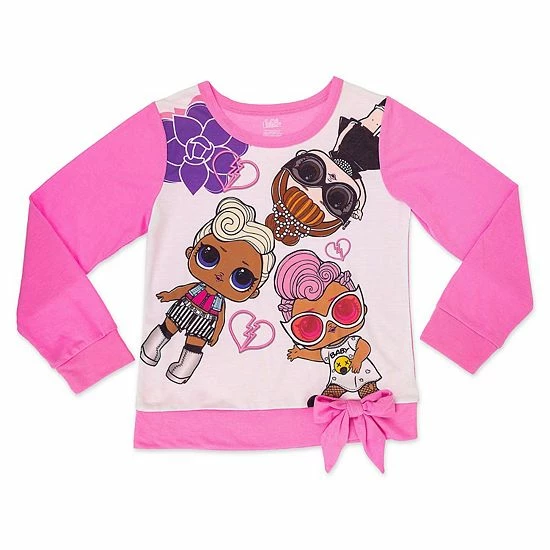 Licensed Character Girls 4-12 L.O.L Surprise! Top & Bottoms Pajama Set 4 Licensed Character Girls 4-12 L.O.L Surprise! Top & Bottoms Pajama Set - Image 2
