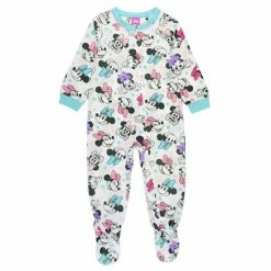 Licensed Character Disney's Minnie Mouse Toddler Girl "Happy Minnie" Footed Pajamas