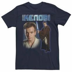 Licensed Character Men's Star Wars Obi-Wan Kenobi Tee Black